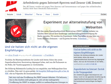Tablet Screenshot of ak-zensur.de